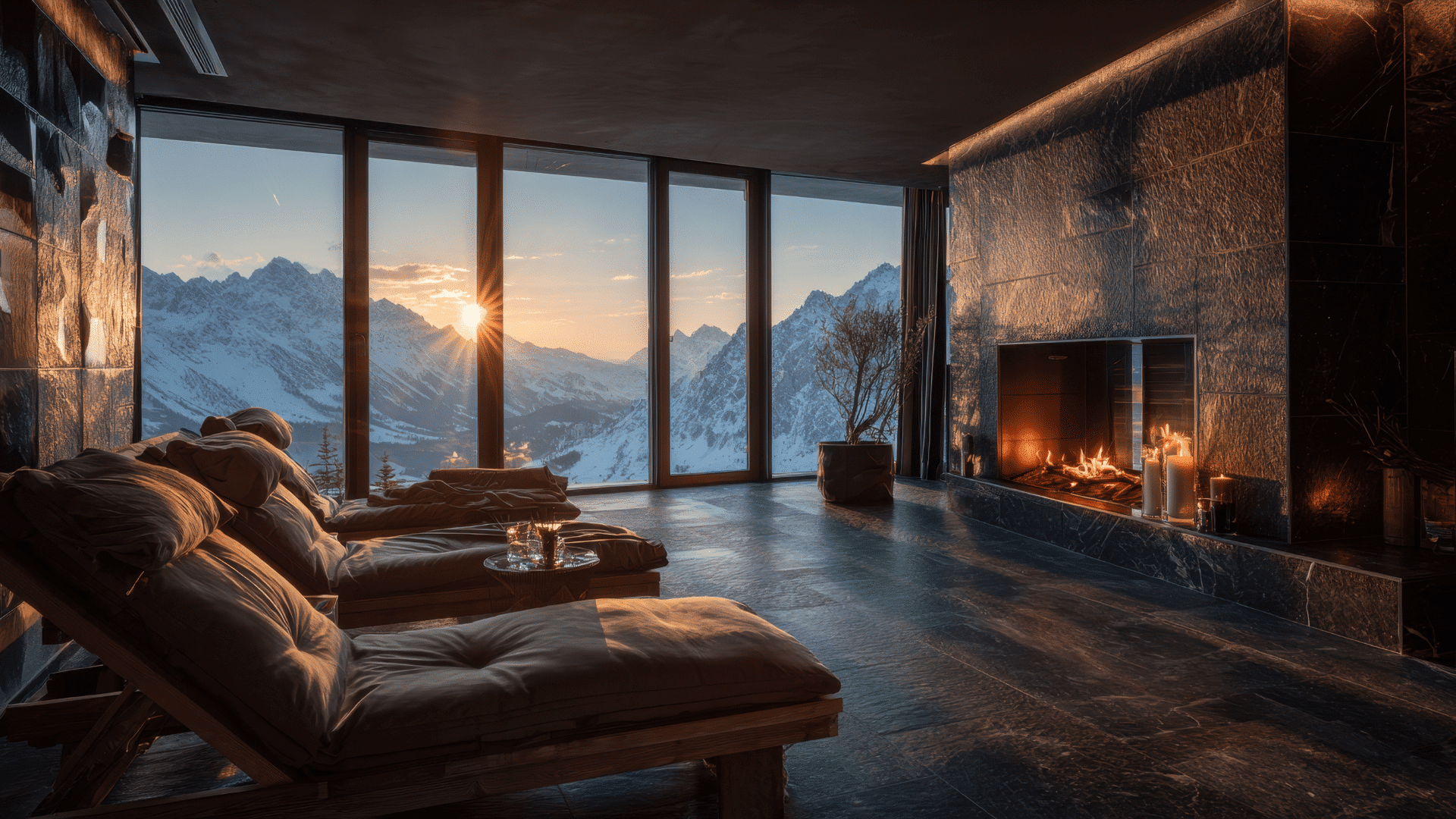 wellness mountain retreat