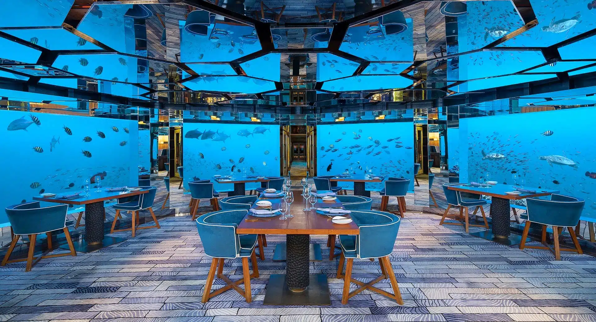 Underwater Dining at SEA | Anantara Kihavah Maldives