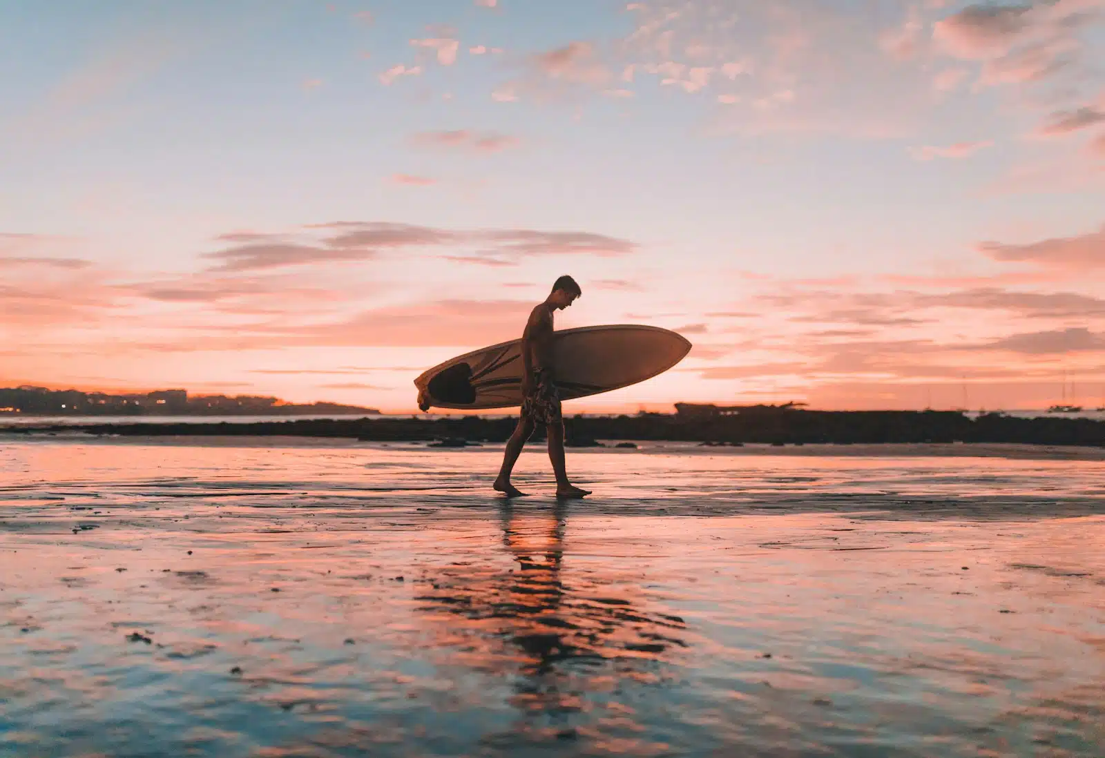Surfing at Playa Guiones