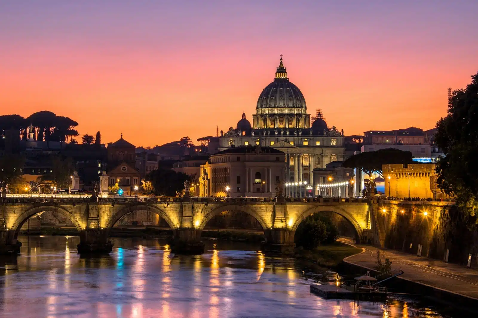 Vatican at sunset