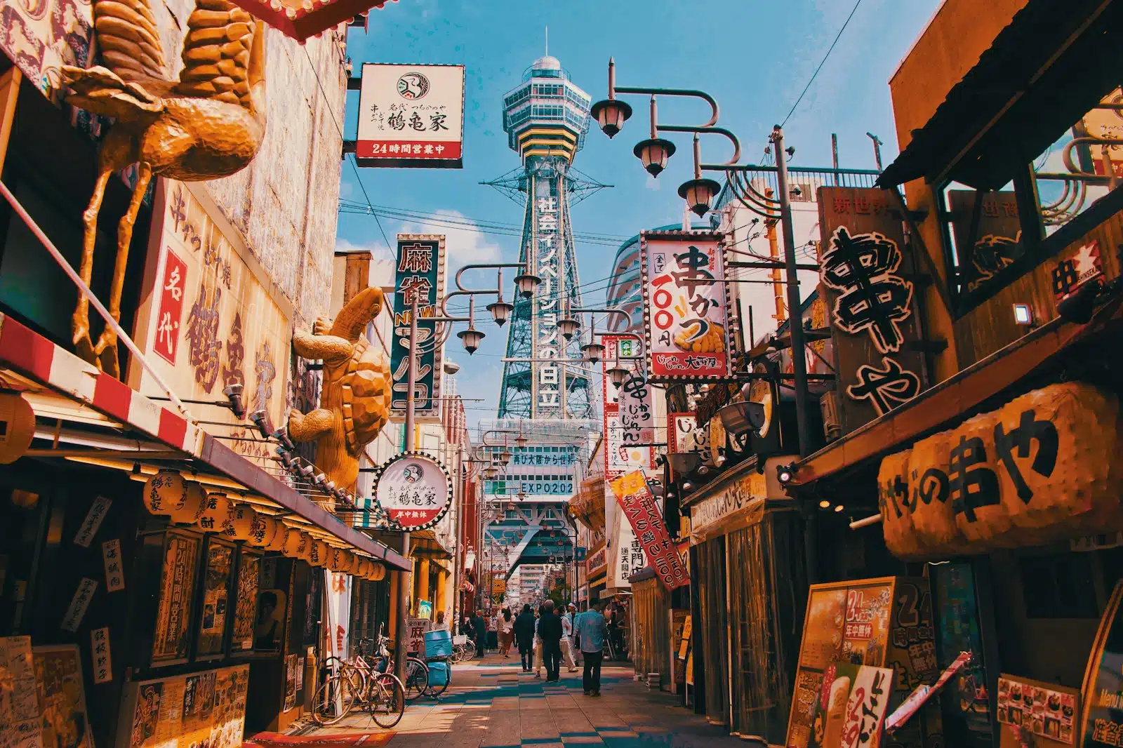 Arrival in Osaka