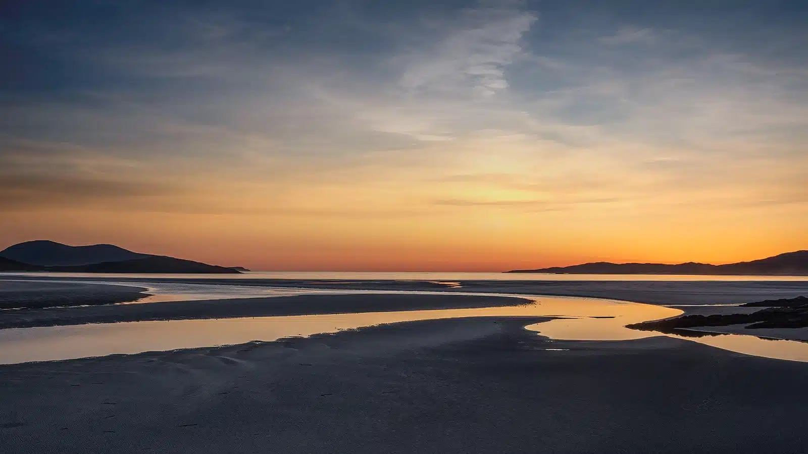 Sunset Horse ride on Luskentyre