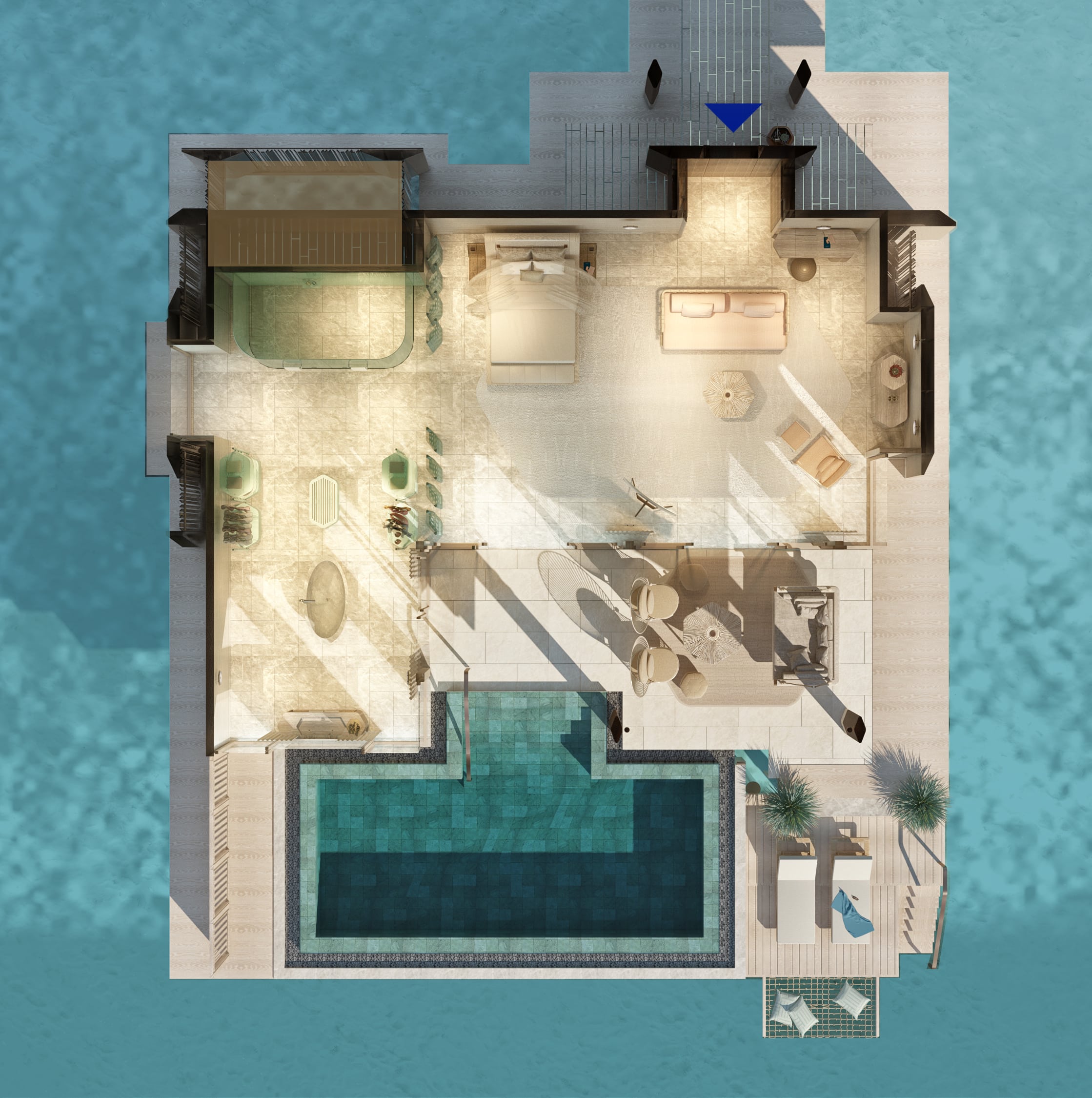 Beach Villa with PoolBeach Villa with Pool