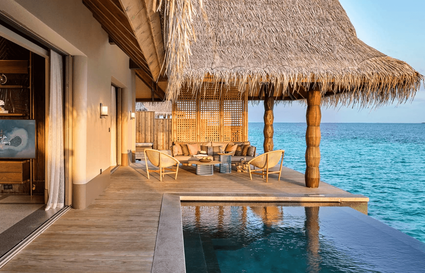 Luxury Overwater Villa with Pool