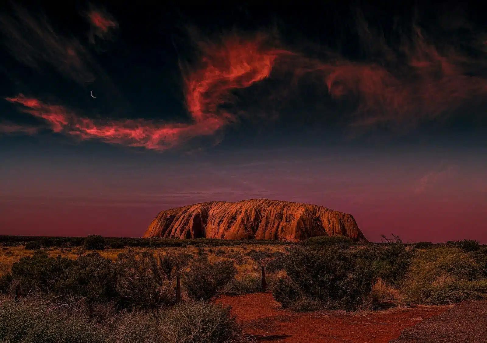 Uluru, Red rock, Australia