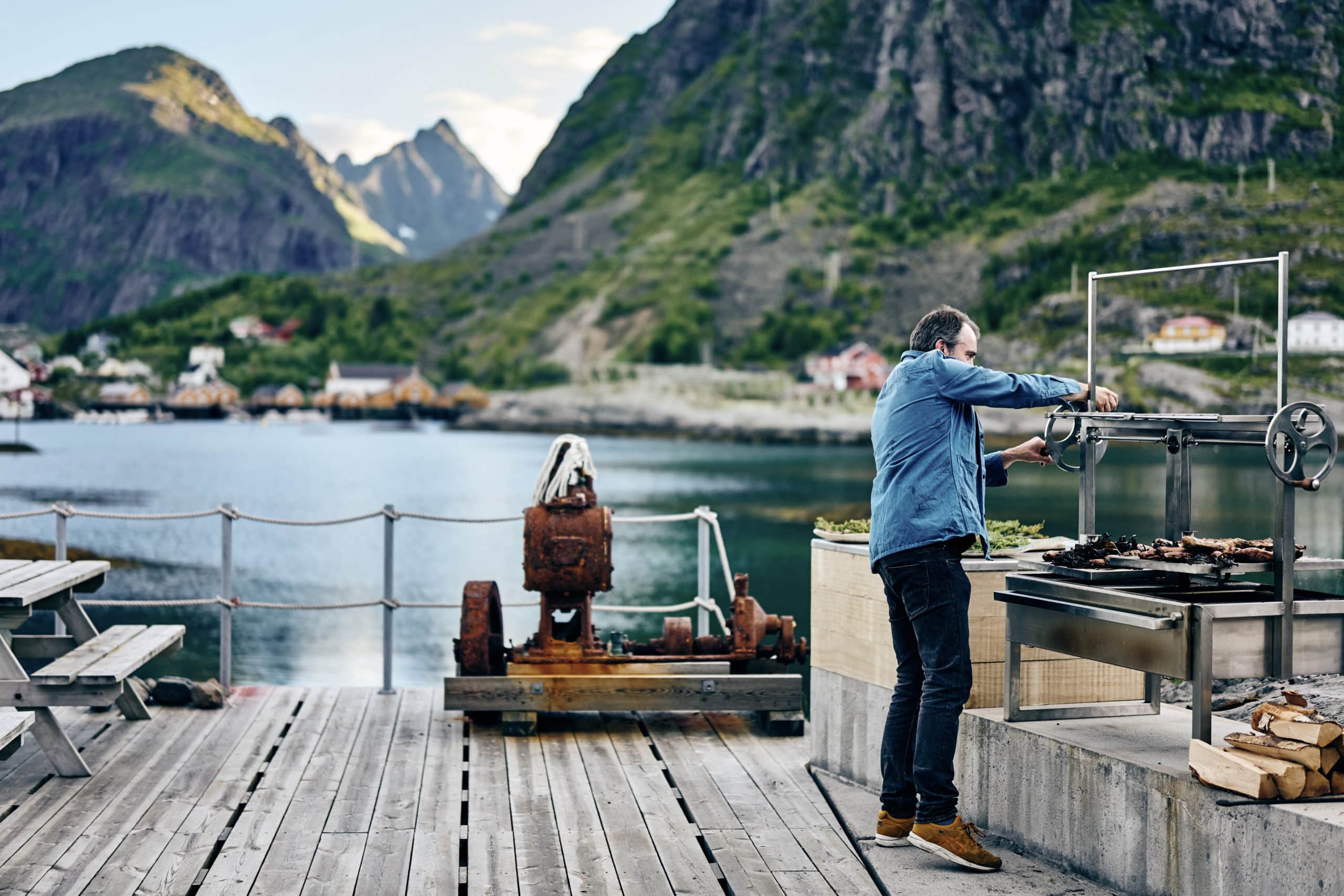 Fishing and Cooking in Lofoten, Norway