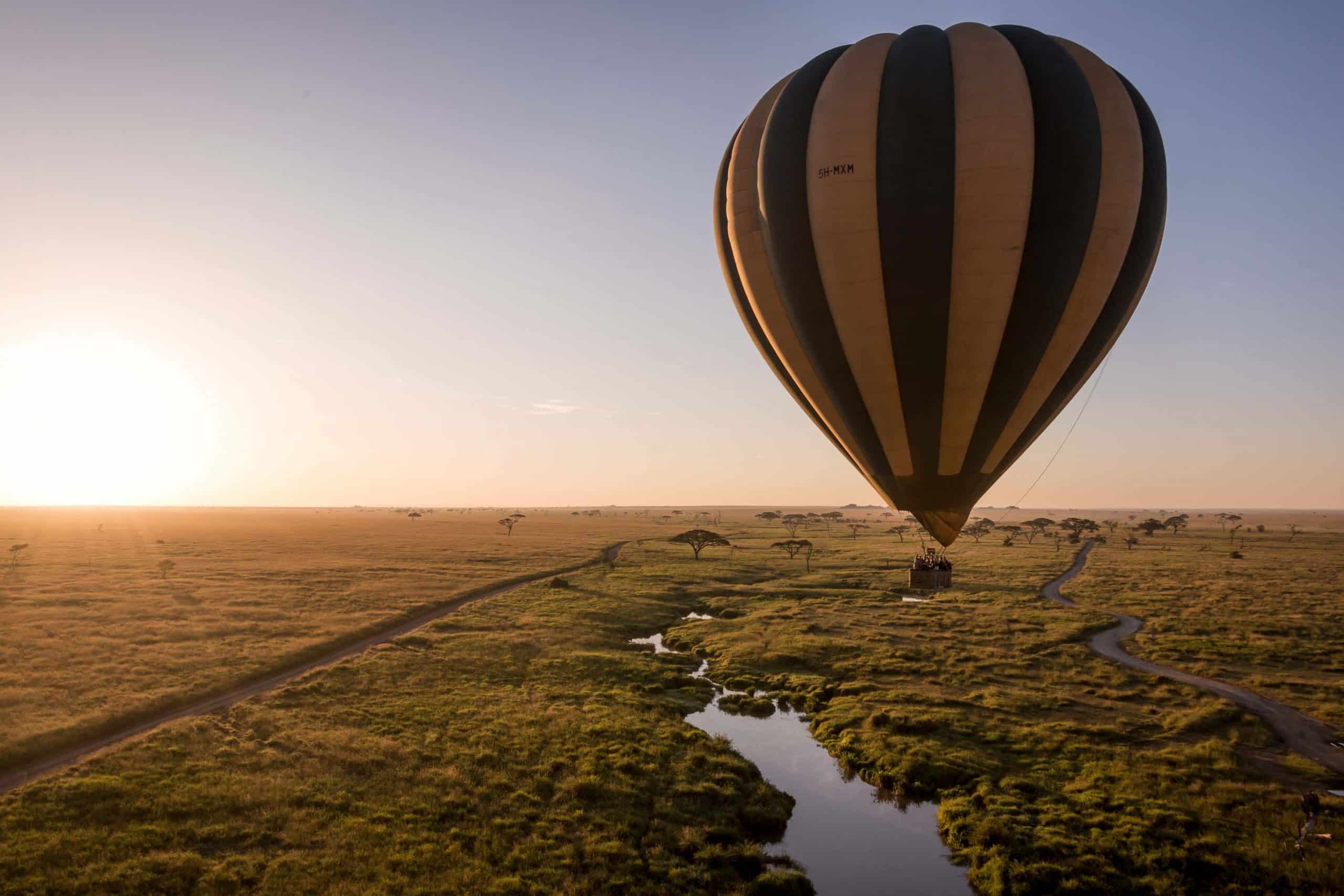 Hot Air Balloon Over the Masai Mara