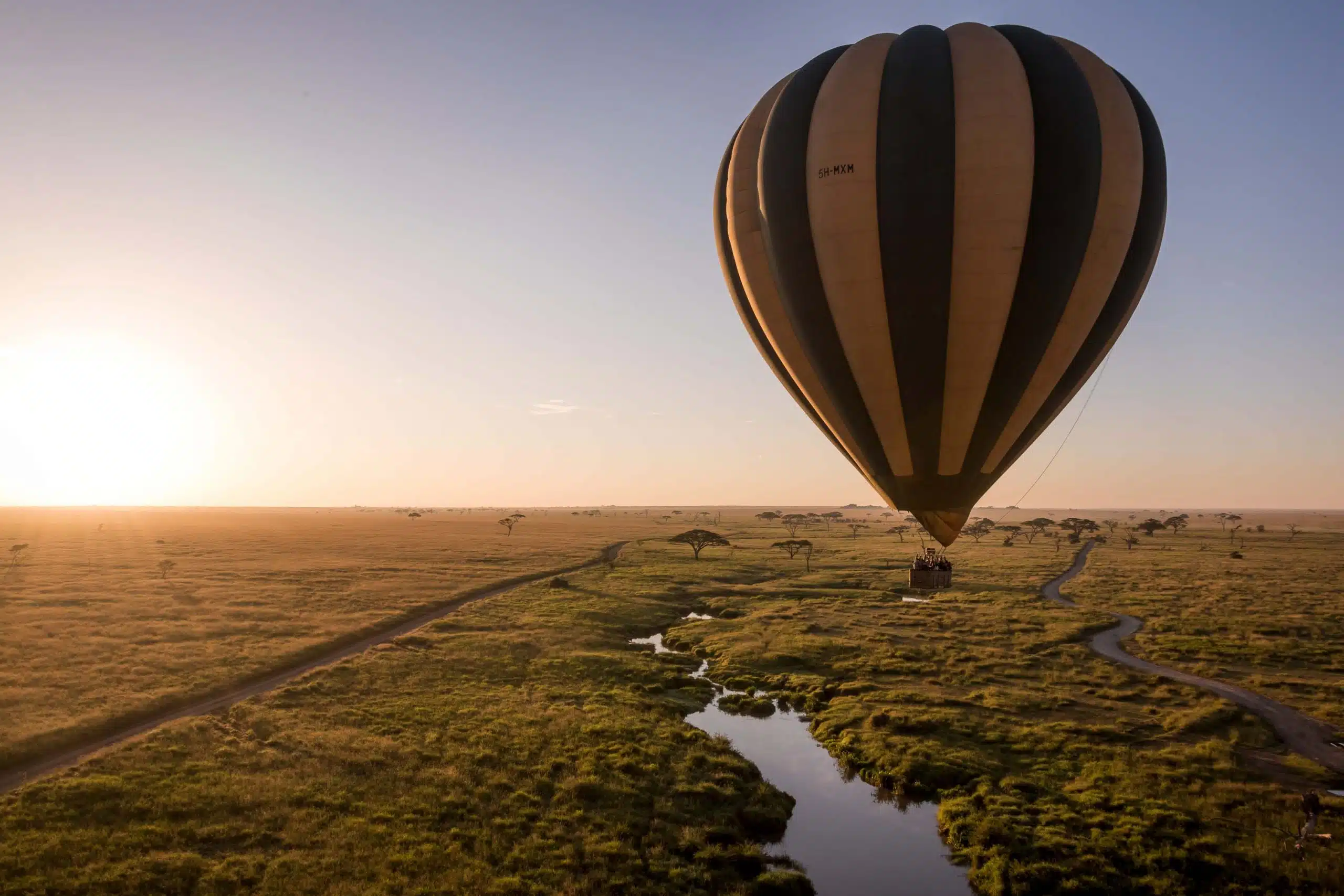Hot Air Balloon Over the Masai Mara