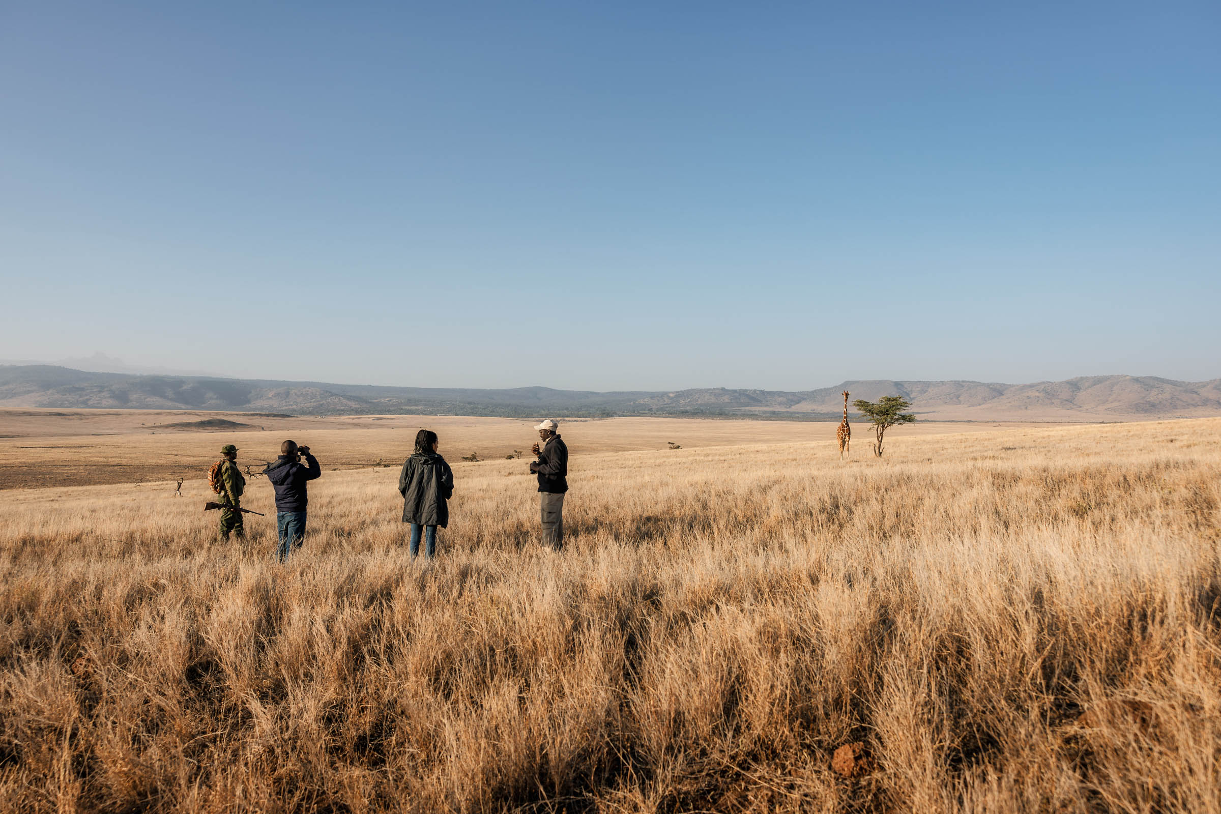 Walking with Rhino in Lewa Wildlife Conservancy