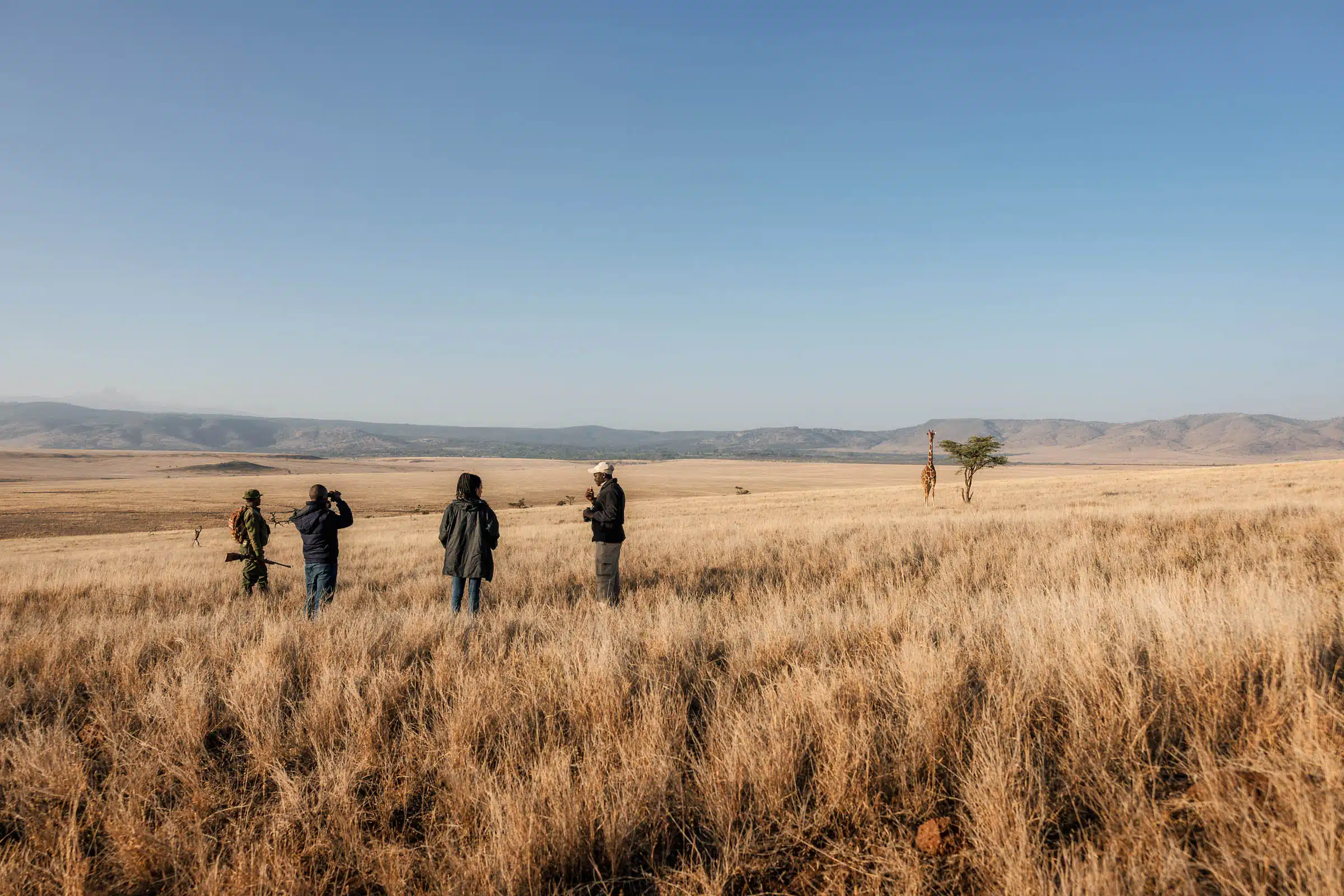 Walking with Rhino in Lewa Wildlife Conservancy