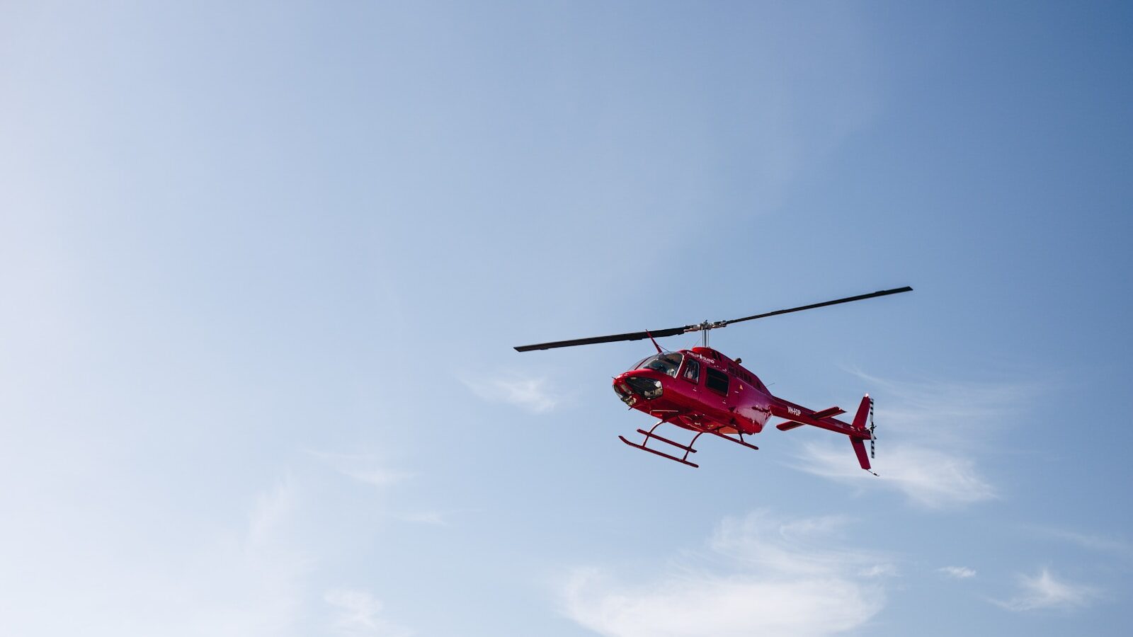 Red Helicopter, Uluru, Australia