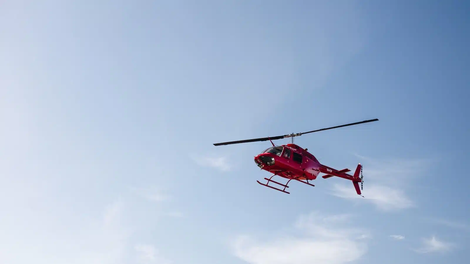 Red Helicopter, Uluru, Australia