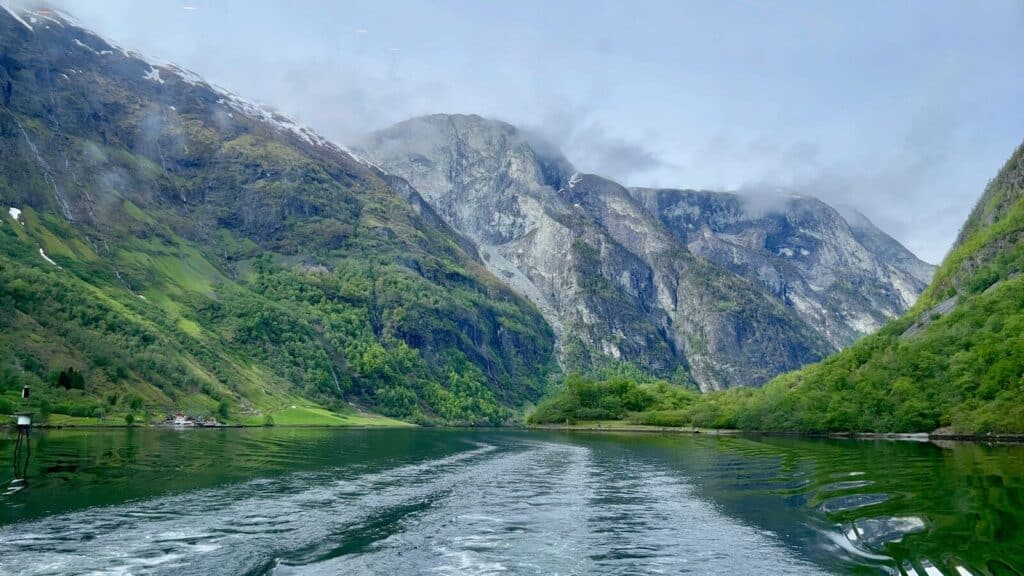 the Aurlandsfjord