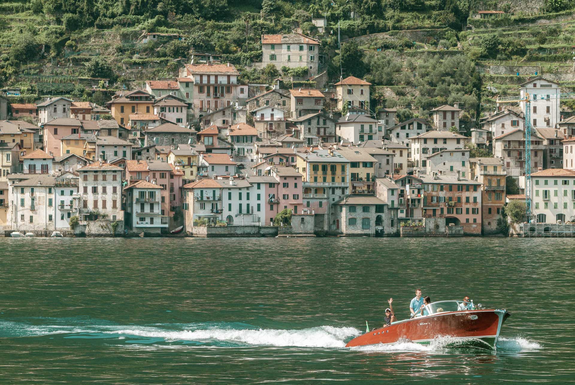 Lake Como by Private Wooden Boat
