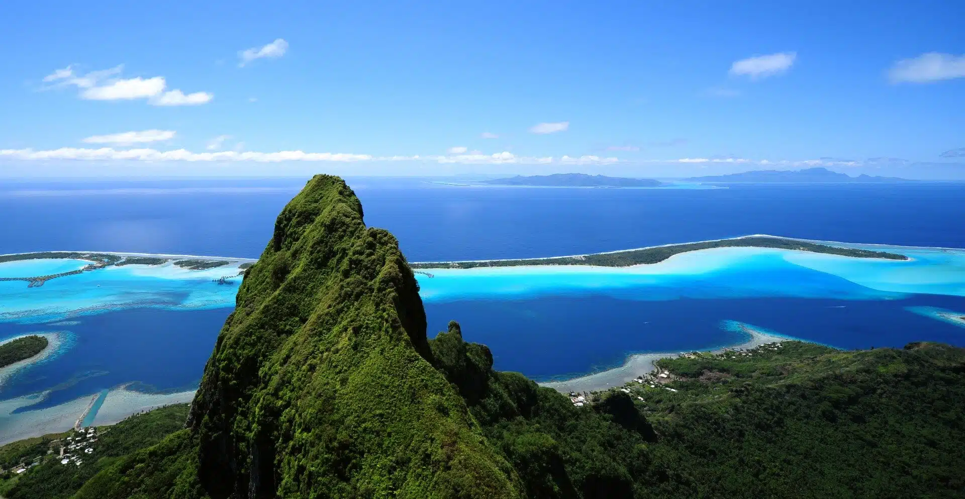 The Bora Bora Lagoon by Outrigger Canoe