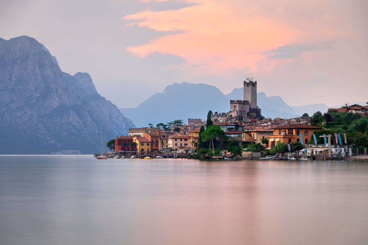 Sunset Dinner on Lake Garda