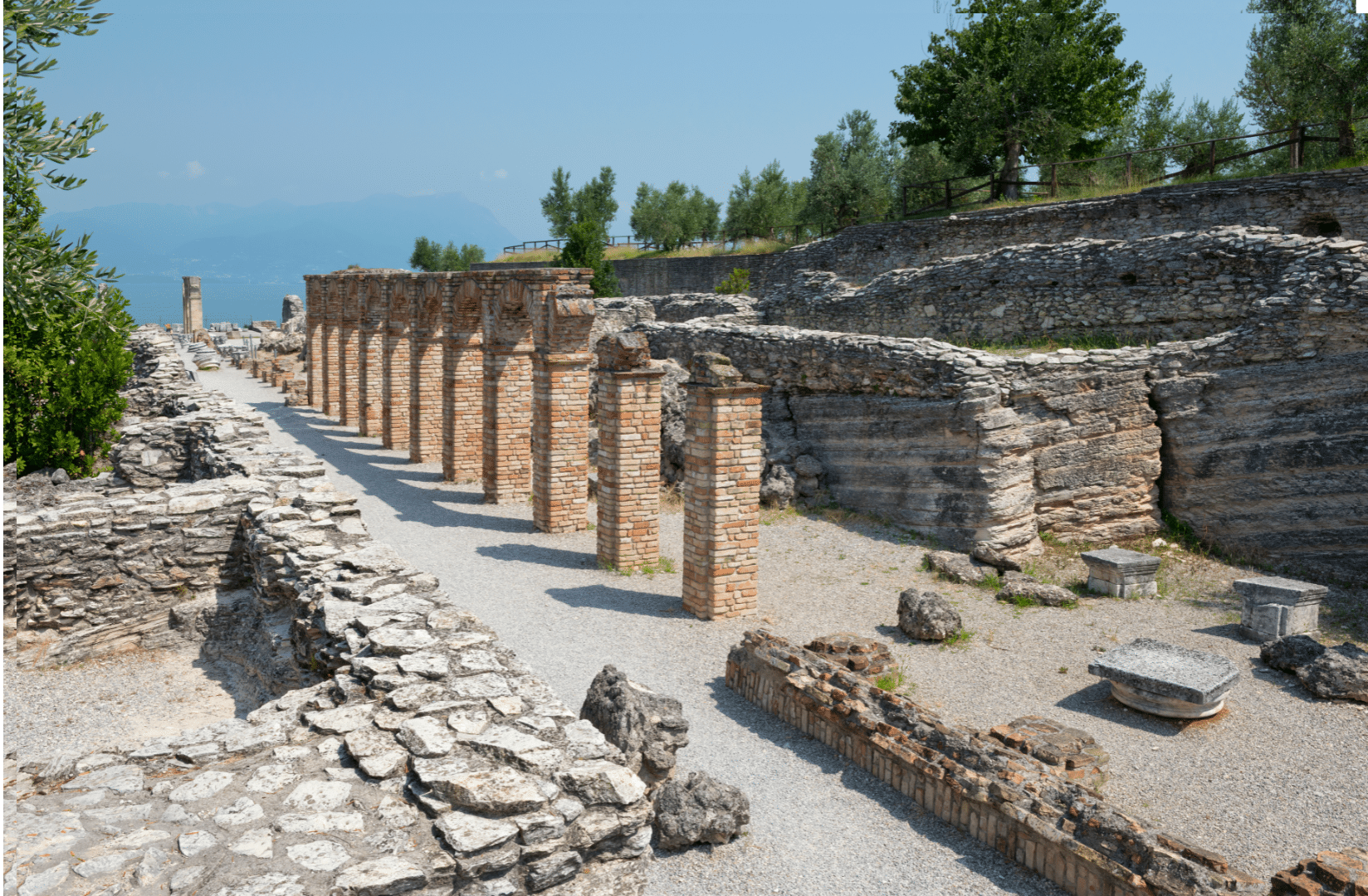 The Grotte di Catullo at First Light